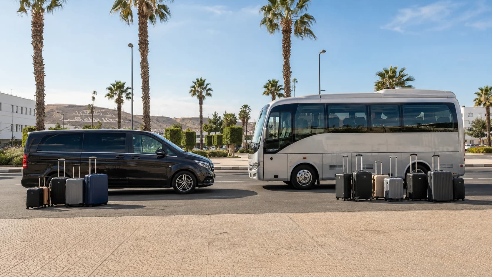 Minivan versus Minibus in Agadir: Welke is geschikt voor uw groep?