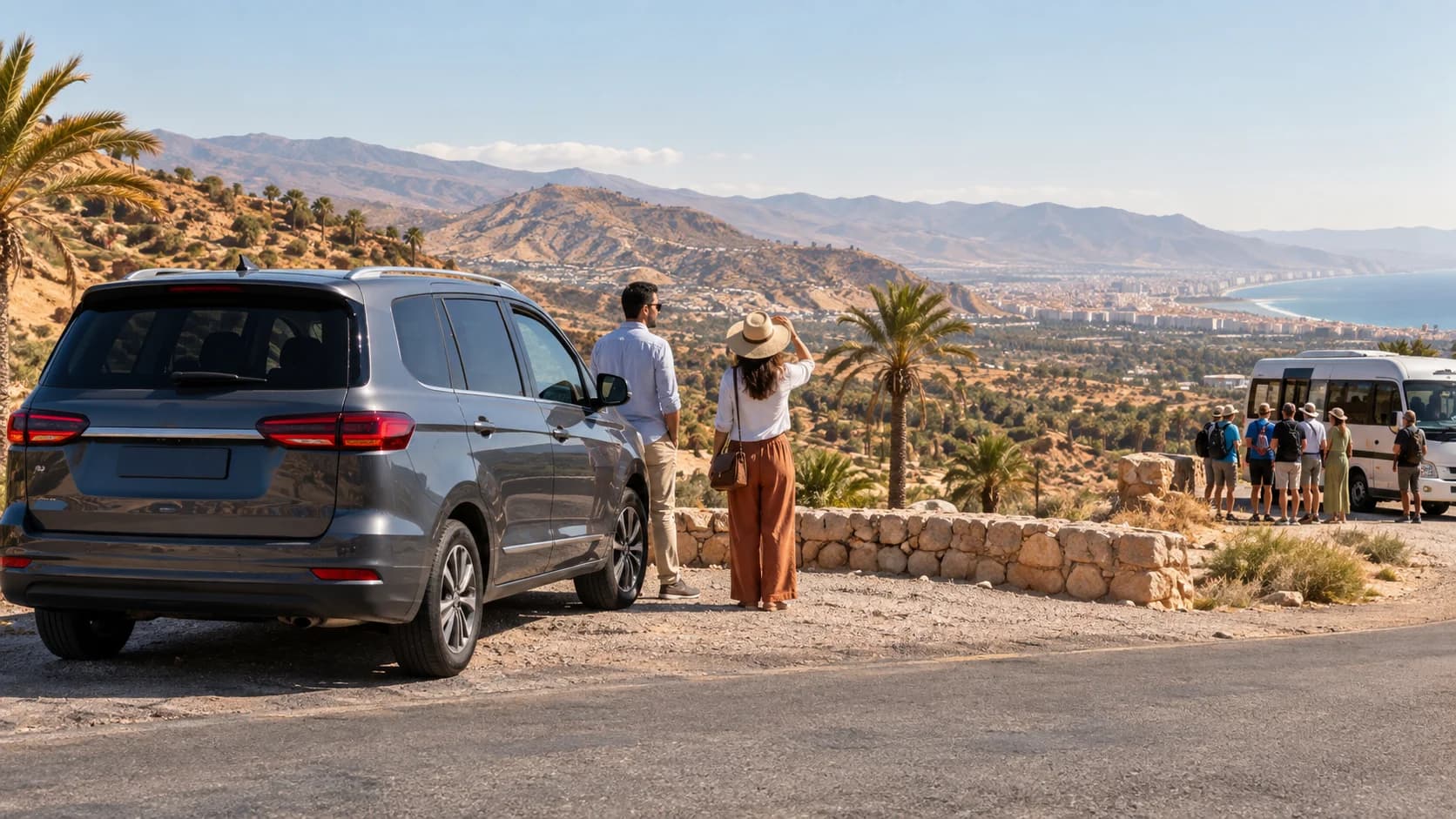 Excursion d'une journée à Agadir : Chauffeur privé vs. Tour organisé