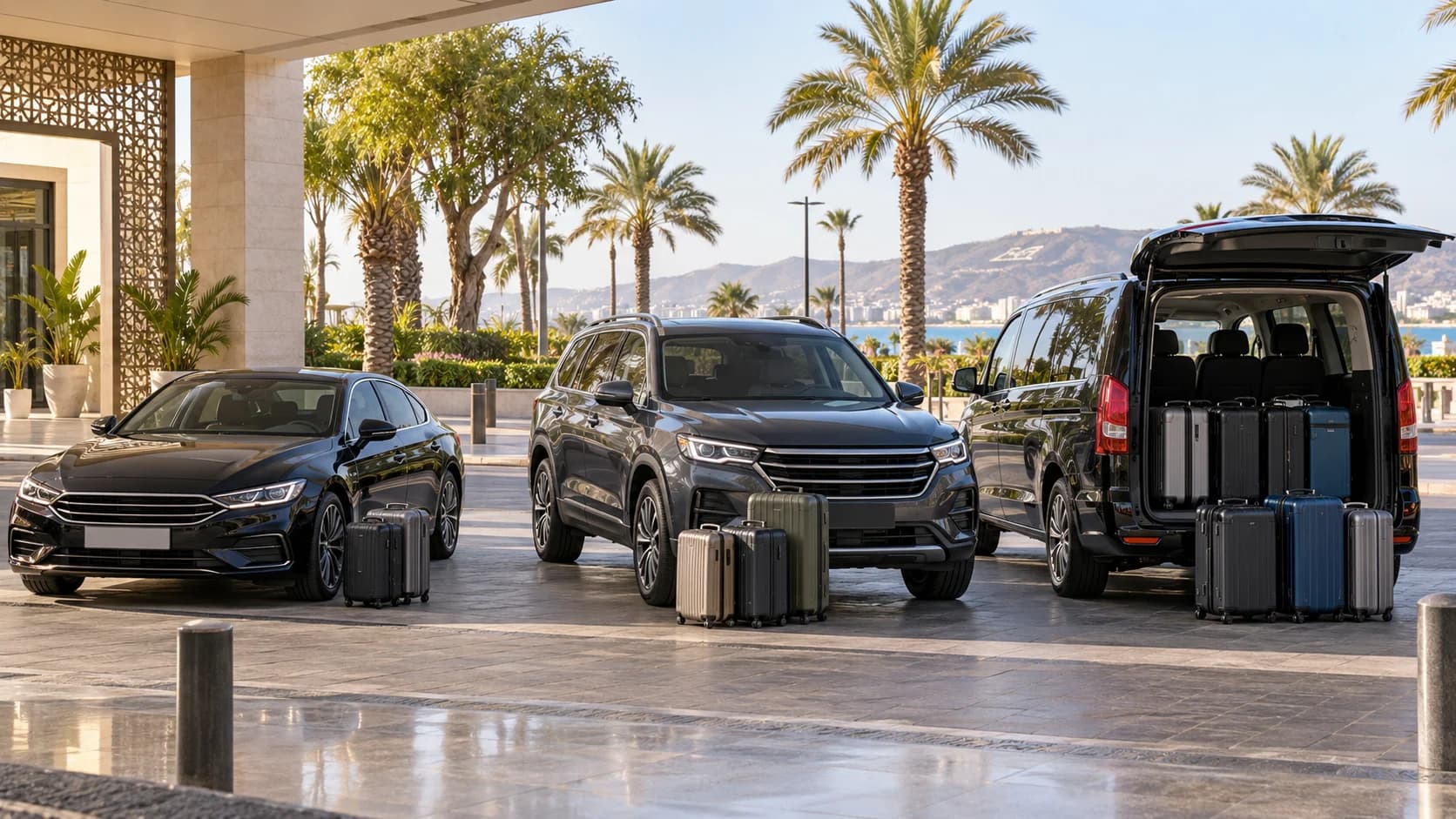 Transfer Privato Agadir: Classe del Veicolo vs Modello Esatto dell'Auto