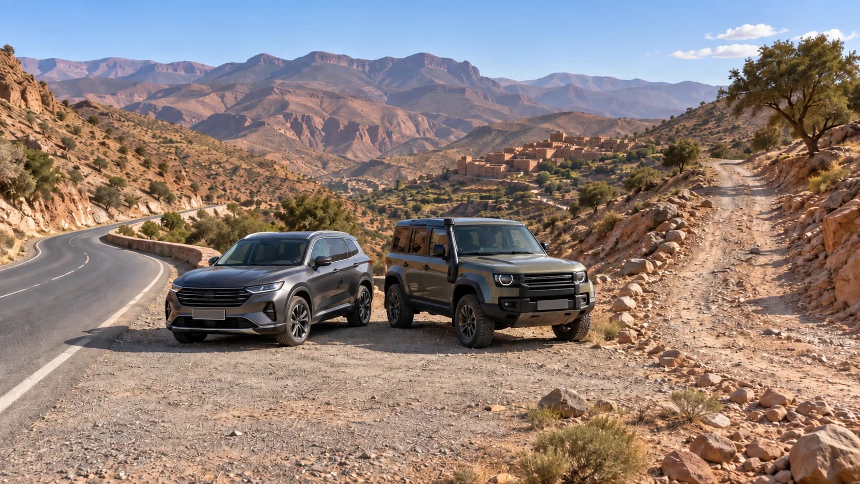 4x4 مقابل SUV في أغادير: متى تحتاج حقًا إلى نظام الدفع الرباعي؟