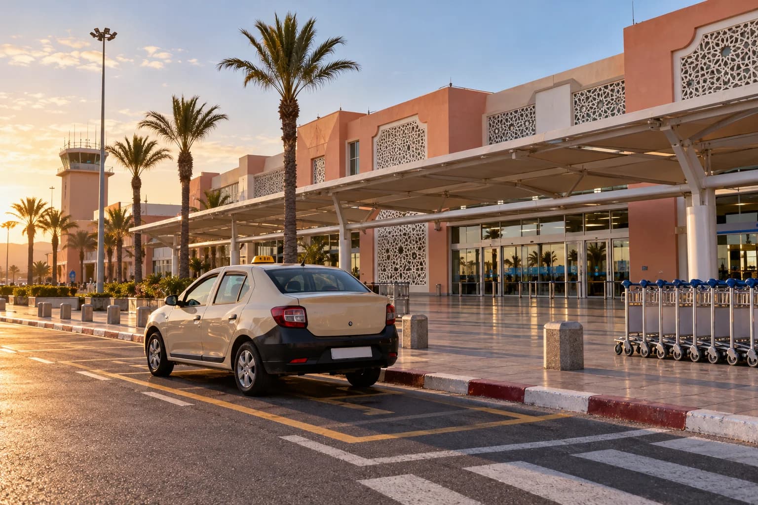 Taxi am Flughafen Agadir: Offizielle Taxistandplätze vs. Vorgebuchte Abholung