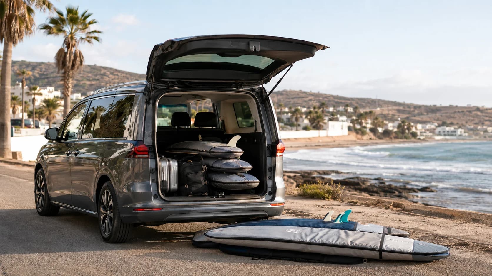 Transfer Privado em Agadir com Pranchas de Surf: Guia de Veículo e Reserva